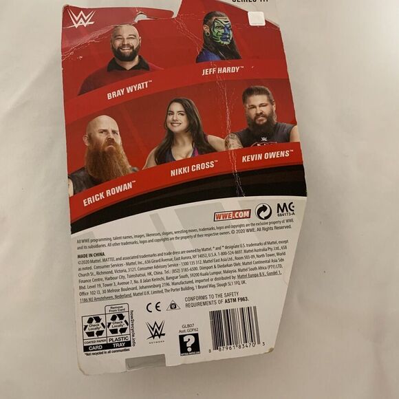 WWE Kevin Owens Action Figure (Series 111), COLLECTIBLE MATTEL WRESTLING FIGURE. - Picture 4 of 5